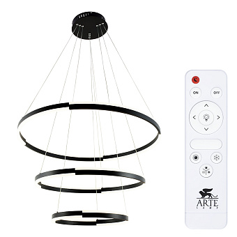 Светильник подвесной Arte Lamp ALFIE A2180SP-60BK 60Вт LED