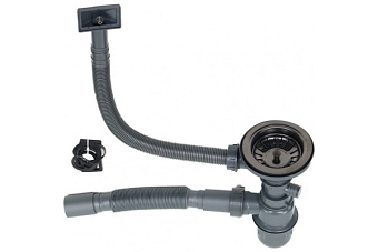 Мойка кухонная MELANA ProfLine D4645HB 46х45см графит