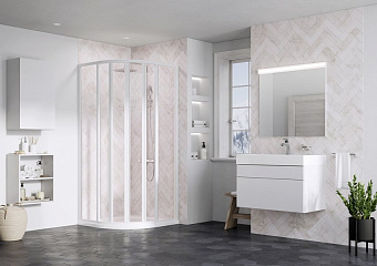 Угловое ограждение RAVAK Supernova 3204O302Z1 195х80см стекло прозрачное