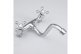 Смеситель для кухни Maxonor MN4319 поворотный излив хром