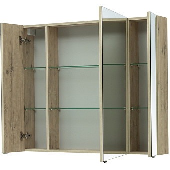 Шкаф зеркальный AQUANET Алвита New 277545 17х100х85см без подсветки