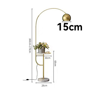 Торшер со столиком KINK Light Гарди 7052,19 40Вт E27