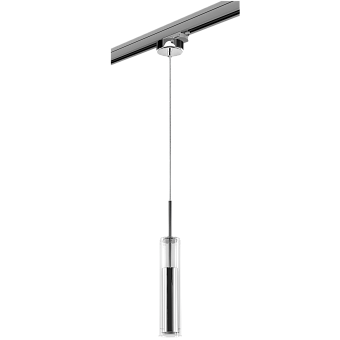 Трековый светильник Lightstar Cilino L3T756014 40Вт GU10 прозрачный для однофазного трека