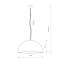 Светильник подвесной Nowodvorski Hemisphere Rust L 6368 60Вт E27