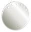 Зеркало Azario Nicole LED-00002514 100х100см с подсветкой