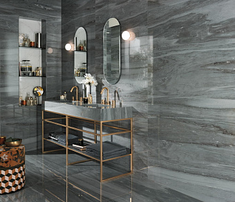 Неполированный керамогранит Atlas Concord Италия Marvel Dream AOSI Morning Sky Matt 37,5х75см 1,125кв.м.