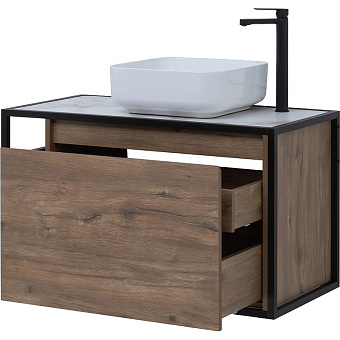 Тумба под раковину подвесная AQUANET Nova Lite Loft 261659 44х90х51,8см