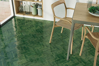 Полированный керамогранит WOW Bejmat 121737 Olive Gloss 15х5см 0,469кв.м.