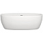Ванна каменная SALINI LUCE 100121M S-Stone матовая 170х85см отдельностоящая