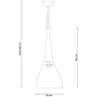 Люстра подвесная Lucia Tucci NATURA 086.1 60Вт 1 лампочек E27