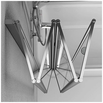 Стеклянная шторка на ванну AM-PM Like W80BS-100-140CT 140х100см