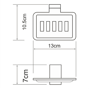 Мыльница WASSERKRAFT Lopau K-6000 K-6069 хром
