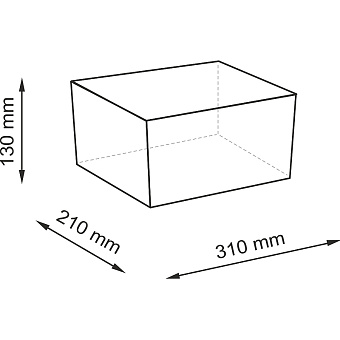 Корзина для белья WASSERKRAFT Aisch WB-550-S бежевый 8,5л