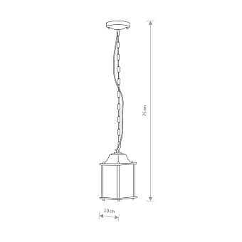 Светильник подвесной Nowodvorski Spey 5291 60Вт E27