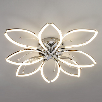 Светильник потолочный Eurosvet FIONA 90092/8 хром 96Вт LED