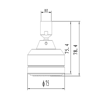 Верхний душ LEMARK LM8023C хром