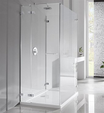 Левая стенка душевого угла RADAWAY Euphoria 383241-01L 200х24,3см стекло прозрачное