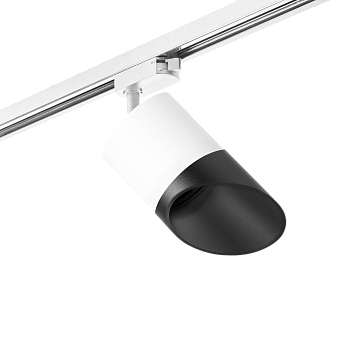 Трековый светильник Lightstar Rullo R1T348687 15Вт GX 5.3 белый для однофазного трека