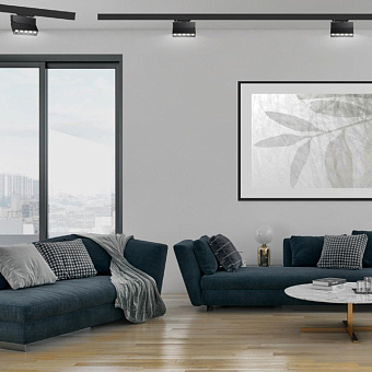 Трековый светильник Novotech PORT 358326 25Вт LED чёрный для трёхфазного трека