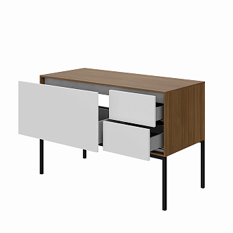 Тумба под раковину подвесная KERAMA MARAZZI Atollo AT.110.WHT.M 50х110х40,4см