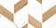 Декор Global Tile Marmaris GT GT128VG белый 25х50см 1,375кв.м.