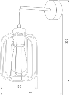 Бра TK Lighting Galaxy New 4742 60Вт E27