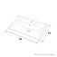 Раковина встраиваемая сверху IDDIS Optima Home 0045500i28 54,8х47,8см