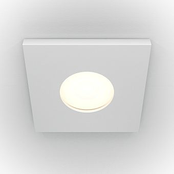 Светильник точечный встраиваемый Maytoni Stark DL083-01-GU10-SQ-W 50Вт GU10