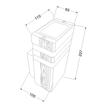 Светильник настенный Maytoni Unter den Linden O578WL-01B 60Вт E27