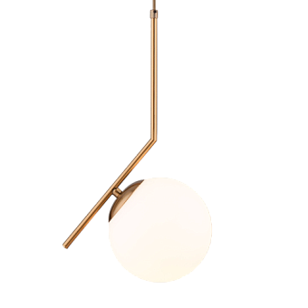 Светильник подвесной Eurosvet Frost Long 50160/1 латунь 60Вт E27