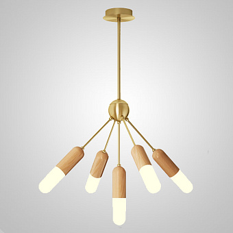 Люстра потолочная ImperiumLOFT Kersten 192799-23 200Вт 5 лампочек G9