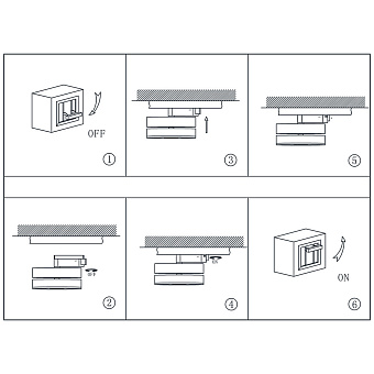 Трековый светильник Maytoni Magic TR006-1-12W3K-B4K 12Вт LED чёрный для однофазного трека