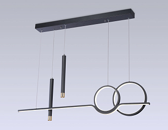 Люстра подвесная Ambrella COMFORT LineTech FL5394 62Вт 5 лампочек LED