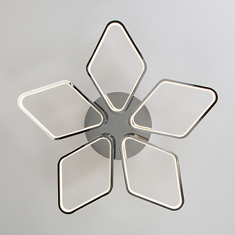 Светильник потолочный Eurosvet Kalifea 90081/5 хром 65Вт LED