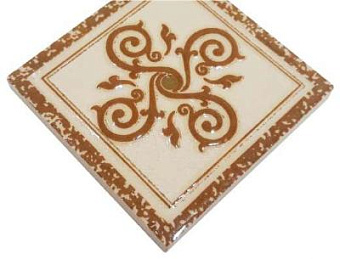 Вставка Роскошная мозаика ВК 05 Бежевый/Коричневый 6х6см 0,004кв.м.
