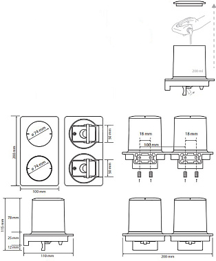 Дозатор BEMETA ORGANIC 157109271 хром
