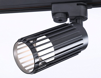 Трековый светильник Ambrella Track System GL5158 12Вт GU10 чёрный для однофазного трека