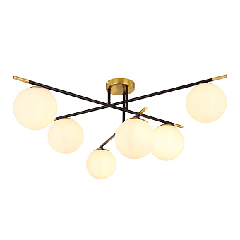 Люстра потолочная Arte Lamp ALCOR A2224PL-6BK 40Вт 6 лампочек E14