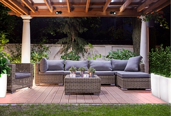 Светильник ландшафтный Nowodvorski Flowerpot 9713 120Вт IP44 E27 белый