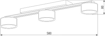 Светильник потолочный TK Lighting Dallas 6243 60Вт GX53
