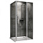 Угловое ограждение Abber Sonnenstrand AG04140S-S80 195х80см стекло прозрачное
