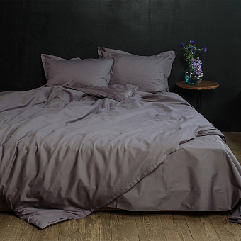 Комплект постельного белья La Prima 175х215см Однотонный графитовый