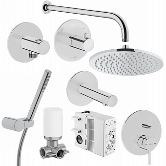 Душевая система VITRA Origin A49286EXP хром