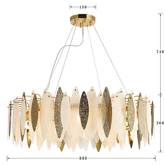 Люстра подвесная Favourite Inventio 2754-10P 400Вт 10 лампочек E14