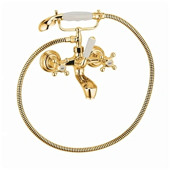 Смеситель для ванны KLUDI Adlon 514414520 золотой