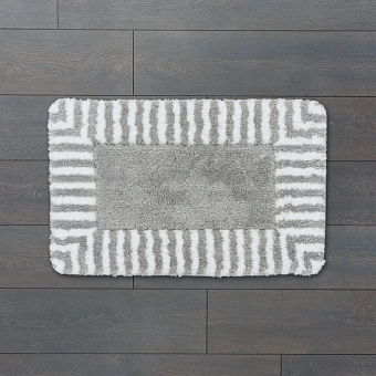 Коврик для ванной IDDIS Basic B02M580i12 50х80см серый