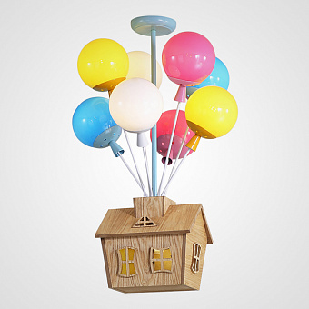 Люстра потолочная ImperiumLOFT Balloon 151528-26 480Вт 8 лампочек E27