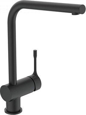 Смеситель для кухни IDEAL STANDARD CERALINE BC174XG высокий излив чёрный матовый
