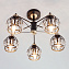 Люстра потолочная Eurosvet Lord 70075/5 черный 60Вт 5 лампочек E14