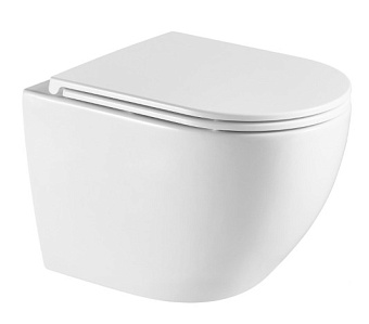 Унитаз подвесной Azario Navio AZ-0074 безободковый с микролифтом